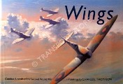 Book cover of Wings - Combat Aircraft of the Second World War in Paintings by THOMPSON, Charles J. 